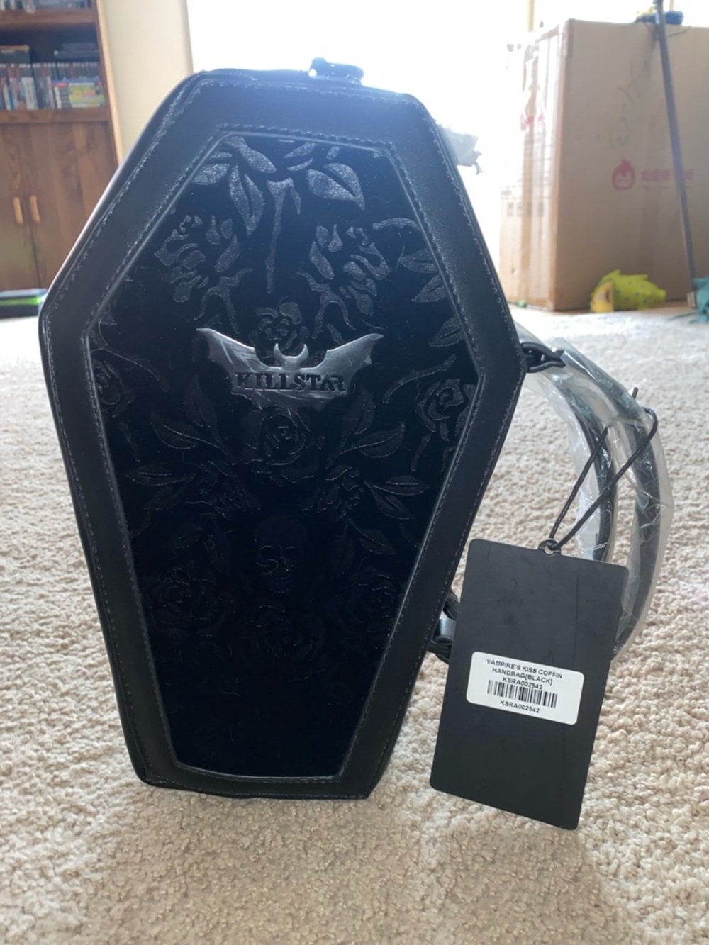 NWT Killstar vampires kiss coffin handbag purse
